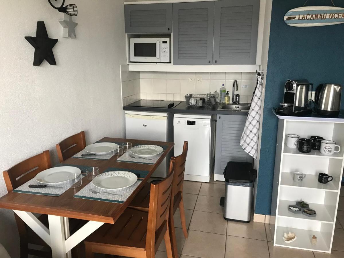 Cosy T2 Front De Mer Piscine Parking Terrasse Lacanau Exterior foto